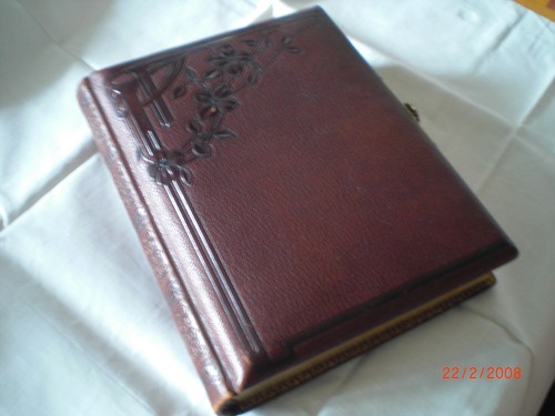 Altes jugendstil fotoalbum - altes,
