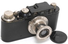 Leica II Black Paint with Early 5cm f/3.5 Elmar – Fully Working Condition
