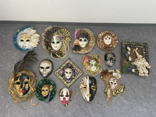 14 Deko Masken Wandmasken Set