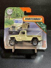 Matchbox Jeep Willys 4x4 Pickup beige Neu/OVP Geländewagen Allrad Auto Car MBX