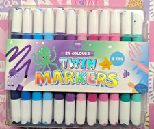 24 Farben Marker Stifte Set