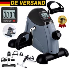 Heimtrainer Mini Fitnessbike Arm und Beintrainer Bike Pedaltrainer Trimmrad LCD
