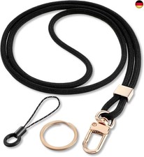 AOZUO Schlüsselband Schwarz