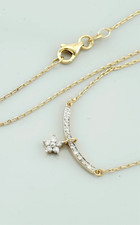Zarte kette diamant - diamant, collier