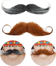 2er Set Schnurrbart zum