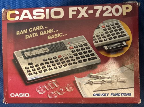 Casio 720p pocket computer - casio, fx-720p