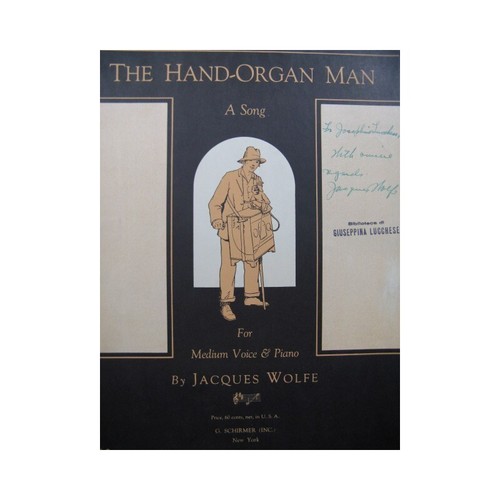 Wolfe jacques the hand orgel - the, hand-orgel