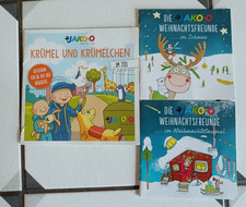 3 Stück Jakoo Krümel Weihnachten Bücher Taschenbücher Pixi Bücher Set ab 3 Jahre