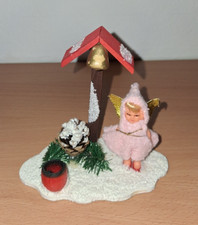 Engel Kerzenhalter VEB Kunstblume Sebnitz