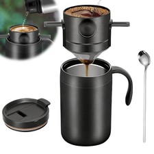 Edelstahl kaffee reisebecher - edelstahl,