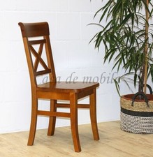 Stuhl honig lackiert Kiefer Holzstuhl Küchenstuhl Landhaus Stühle Bernstein