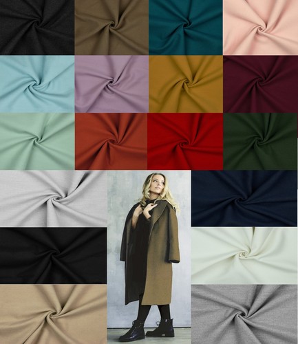 Mantelstoff like wool softcoat - like,