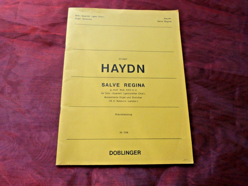 Haydn salve regina - salve, für