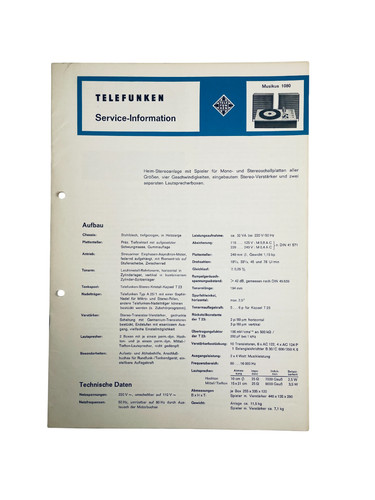 Vintage original telefunken - vintage,