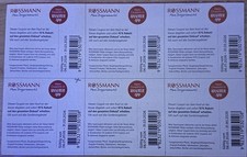 6 Rossmann Coupons Gutscheine