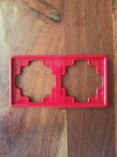 Gira S-Color 2-fach Rahmen Rot   5x verfügbar