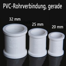 PVC Plastik Muffe Gerade