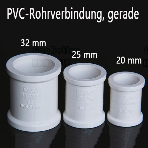 Pvc plastik muffe gerade - muffe,