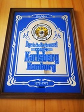 Karlberg Brauerei Homburg/Saar, Spiegel 66 x 50 cm, 1978 Rarität
