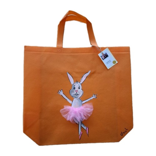 Tasche orange hase - tasche, balett