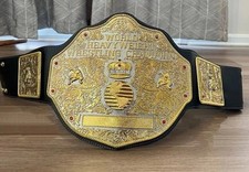 BIG GOLD World Heavyweight Championship Replica Tittle Belt Adult 6MM DieCasting
