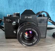 Revue ML Spiegelreflexkamera Analog mit Auto Revuenon 50mm f/1.8 Objektiv