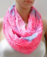 Loop-Schal Seide Seidentuch Halstuch Tuch Schlauchschal Damenschal Damen bunt