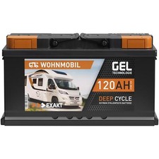 GEL Batterie 12V 120Ah Wohnmobil Batterie Solarbatterie Caravan Blei Gel Akku