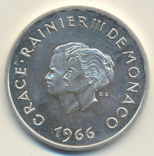 Monaco fürstentum francs - monaco, 10