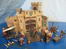 4866 4868 Ritterburg  6 fach Geschütz Raubritterburg v Ritter Playmobil 8564