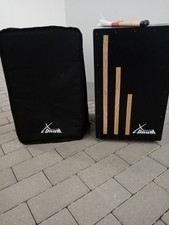 Profi Cajon Trommelkiste Percussion Trommel Natur Instrument Gigbag Drum Tasche