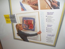 Bilderrahmen Wechselrahmen 70 x 100 cm Alurand - Plexiglas