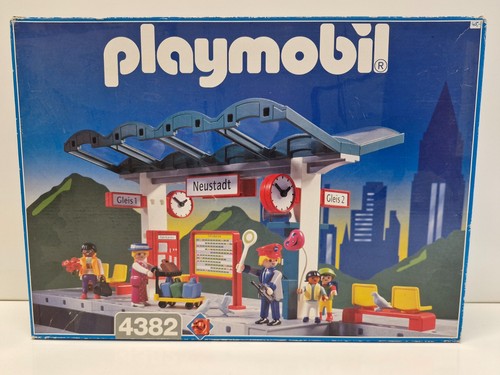 Playmobil city life bahnhof - city,