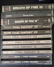Playstation 1 PS 1 Spiele Konvolut, Final Fantasy und andere