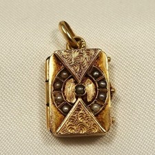 kleines Medaillon 585 Gold