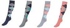 BUSSE Reitsocken Reitstrümpfe BASIC-KARO Kniestrümpfe 31-34, 35-38, 39-42, 43-46