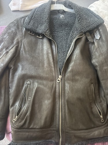 Lederjacke mit fell gipsy xxl - lederjacke,