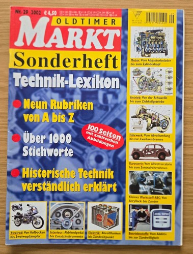 Oldtimer markt sonderheft - oldtimer,