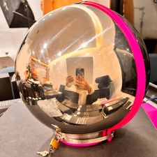 Luxus Edelstahl Ball Helm