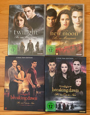4 DVD twilight + new moon + breaking dawn 1 und 2