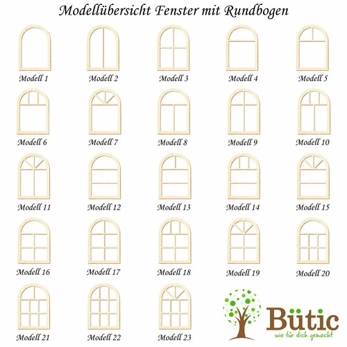 Holz fenster halbrund - fenster,
