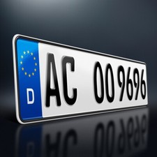 1 Kfz Kennzeichen | 520 x 110