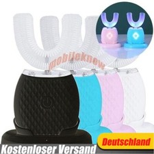 Schallzahnbürste Zahnbürste elektrisch Schall Akku 360° Borsten Automatische NEU