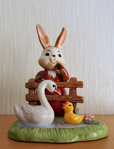 Goebel hase zaun - hase, mit