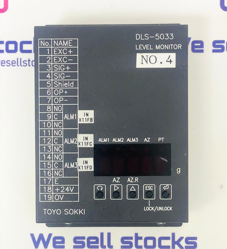 Toyo sokki dls 5033 - toyo, dls-5033