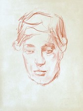 Oskar KOKOSCHKA, Nachdenklich