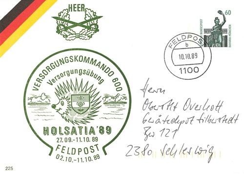 155443 feldpost bundeswehr - feldpost,