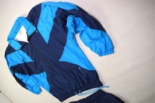 Vintage Trainingsanzug Track Jump Suit Jogging Nylon Party 90er 90s Karneval XL