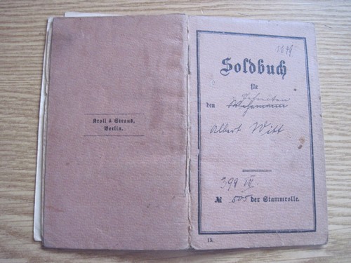 Soldbuch pommersche - soldbuch,