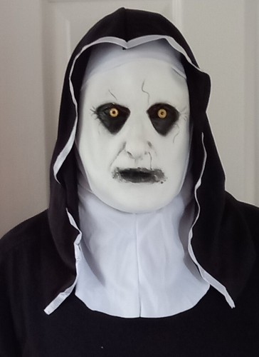 Gruselige nonne maske - gruselige,